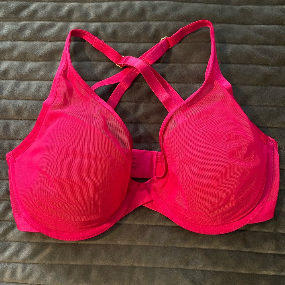 Soma Intimates Lightest Lift Plunge Bra 34D Pink